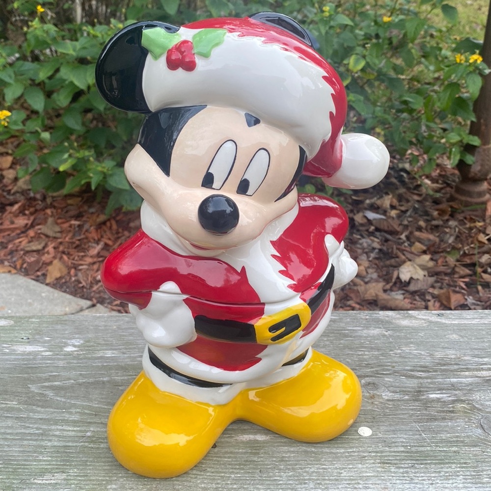 New Mickey Mouse Christmas Cookie Jar!